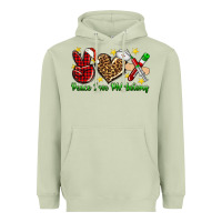 Matcha Peace love Phlebotomy Christmas Heavyweight Hoodie - NancyCooperArtShop
