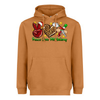 Meerkat Peace love Phlebotomy Christmas Heavyweight Hoodie - NancyCooperArtShop