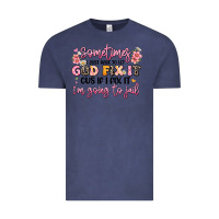 Vintage Denim sometimes i just have to let god fix it Vintage Tee - JahusDesignShop