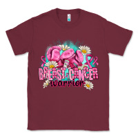 Burgundy breast cancer warrior Classic Tee - AdoDesignShop