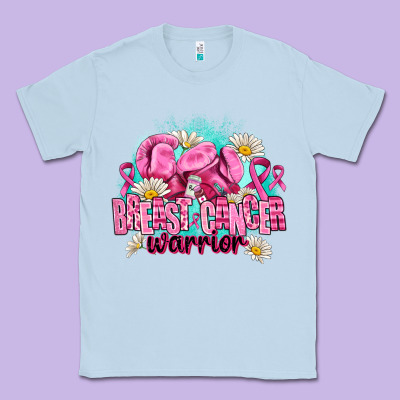 Breast Cancer Warrior Classic Tee Designed By Adodesignshop
