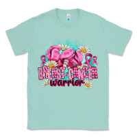 Seafoam breast cancer warrior Classic Tee - AdoDesignShop