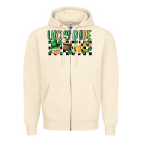 Sandshell lucky dude Zipper Hoodie - MaliasSmallBusiness