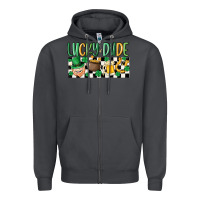 Smoke lucky dude Zipper Hoodie - MaliasSmallBusiness