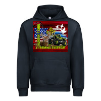 Navy hunting fishing & farming everyday Urban Hoodie - TumblerDesignByShophia
