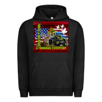 Pigment Black hunting fishing & farming everyday Urban Hoodie - TumblerDesignByShophia