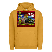 Hunting Fishing & Farming Everyday Urban Hoodie | Teevron