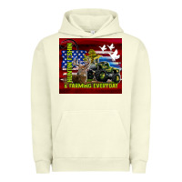 Pigment Pistachio hunting fishing & farming everyday Urban Hoodie - TumblerDesignByShophia