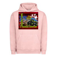 Pigment Salmon hunting fishing & farming everyday Urban Hoodie - TumblerDesignByShophia