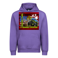 Tulip hunting fishing & farming everyday Urban Hoodie - TumblerDesignByShophia