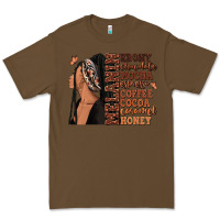 Cacao Melanin many shades of brown afro woman Premium Tee - RanaPortraitStore