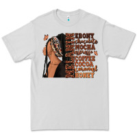 Melanin Many Shades Of Brown Afro Woman Premium Tee | Teevron