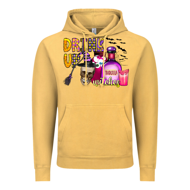 Drink Up Witches Vintage Hoodie by CowhideDigitalArt | Teevron
