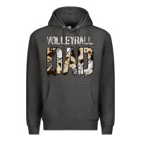 Charcoal Heather Volleyball Dad Premium Hoodie - Bettercallsaul