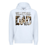 White Volleyball Dad Premium Hoodie - Bettercallsaul