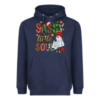 Navy Sassy litte soul Heavyweight Hoodie - NancyCooperArtShop