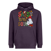 Plum Sassy litte soul Heavyweight Hoodie - NancyCooperArtShop