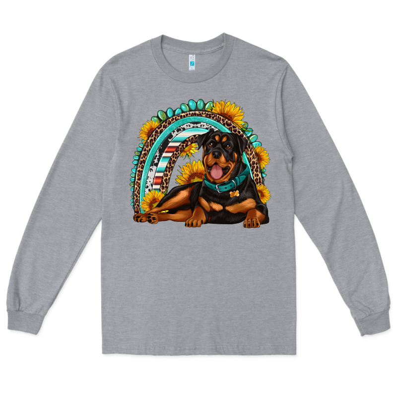 Rottweiler  Rainbow Long Sleeve Tee by Artiststas | Teevron