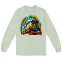 Matcha Rottweiler  rainbow Long Sleeve Tee - Artiststas
