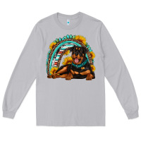 Moon Dust Rottweiler  rainbow Long Sleeve Tee - Artiststas