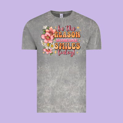 Be The Reason Someone Smiles Today Vintage Tee Designed By Jahusdesignshop