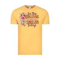 Vintage Mustard be the reason someone smiles today Vintage Tee - JahusDesignShop