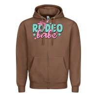 Chestnut rodeo babe Zipper Hoodie - MaliasSmallBusiness
