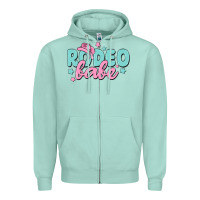 Seafoam rodeo babe Zipper Hoodie - MaliasSmallBusiness