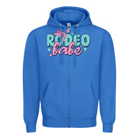 True Royal rodeo babe Zipper Hoodie - MaliasSmallBusiness