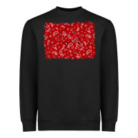 Black bandana background Heavyweight Sweatshirt - AdoDesignShop