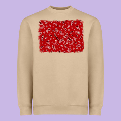 Bandana Background Heavyweight Sweatshirt Designed By Adodesignshop