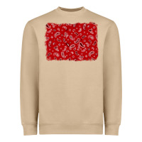 Mushroom bandana background Heavyweight Sweatshirt - AdoDesignShop