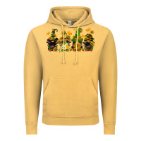 Vintage Mustard sunflower gnomies Vintage Hoodie - FaDigitalArtStudio