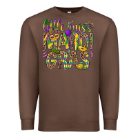 Chestnut Little miss Mardi Gras Premium Sweatshirt - BundleAndBundleShop