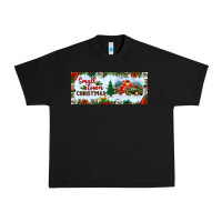 Black small town christmas Urban Heavy Tee - BundleAndBundleShop