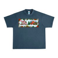 Midnight Navy small town christmas Urban Heavy Tee - BundleAndBundleShop