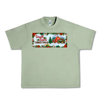 Oil Green small town christmas Urban Heavy Tee - BundleAndBundleShop