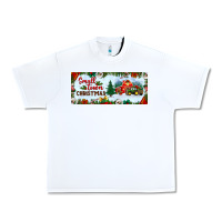 White small town christmas Urban Heavy Tee - BundleAndBundleShop