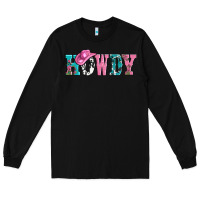 Black valentines day howdy and heart gift Long Sleeve Tee - AdoDesignShop