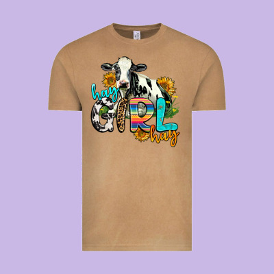 Hay Girl Hay Vintage Tee Designed By Adodesignshop