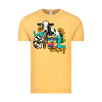 Vintage Mustard hay girl hay Vintage Tee - AdoDesignShop