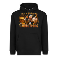 Black have a melanin christmas coffee cups Heavyweight Hoodie - MaliasSmallBusiness