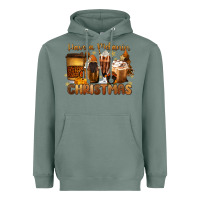 Sage have a melanin christmas coffee cups Heavyweight Hoodie - MaliasSmallBusiness