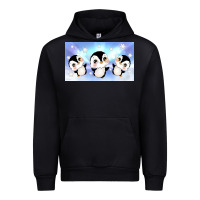 Black cute penguin Urban Hoodie - TumblerDesignByShophia