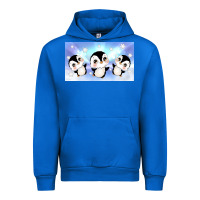 Cobalt cute penguin Urban Hoodie - TumblerDesignByShophia