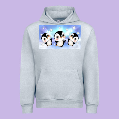 Cute Penguin Urban Hoodie Designed By Tumblerdesignbyshophia