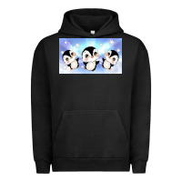 Pigment Black cute penguin Urban Hoodie - TumblerDesignByShophia