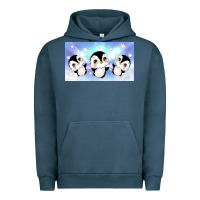 Pigment Midnight Navy cute penguin Urban Hoodie - TumblerDesignByShophia