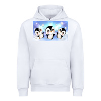 White cute penguin Urban Hoodie - TumblerDesignByShophia