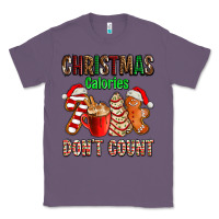 Lavender christmas calories dont count with  christmas tree cake and cookies ad Classic Tee - AdoDesignShop